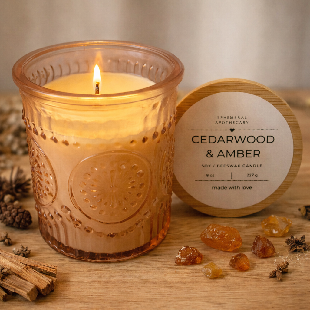 Essential Oil Candle | Handcrafted Soy Beeswax Candle | 6oz.
