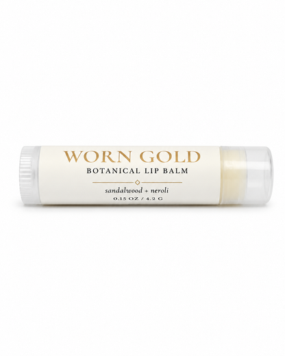 Worn Gold Lip Balm | Nourishing Botanical Lip Balm for Soft, Hydrated Lips