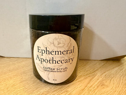 Ephemeral Self-Care Gift Set | Handmade Candle, Coffee Scrub, Lip Balm & Cuticle Oil