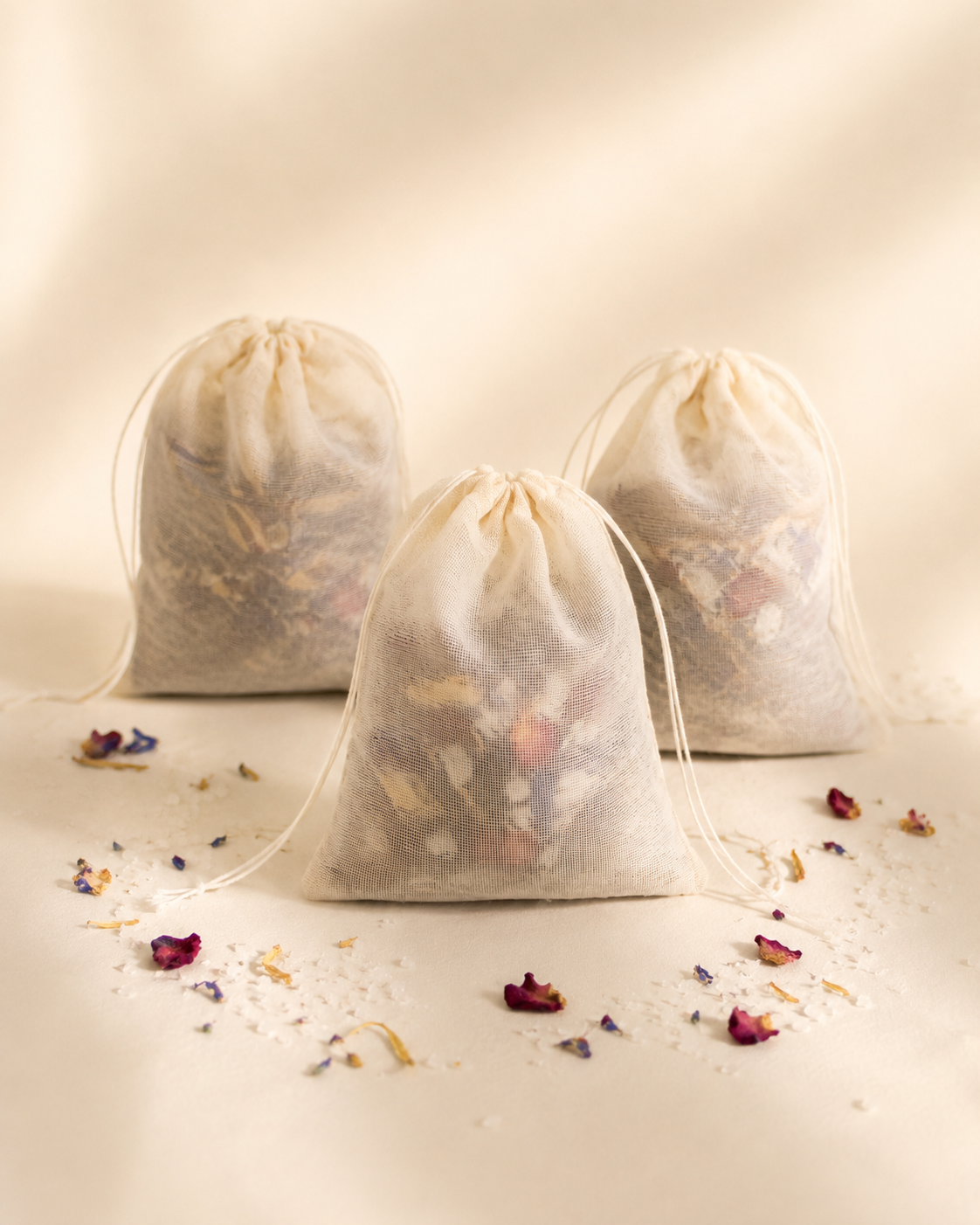 Botanical Bath Tea Sachets | Epsom Salt Bath Soak with Magnesium + Botanicals