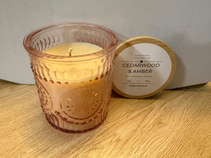 Ephemeral Self-Care Gift Set | Handmade Candle, Coffee Scrub, Lip Balm & Cuticle Oil