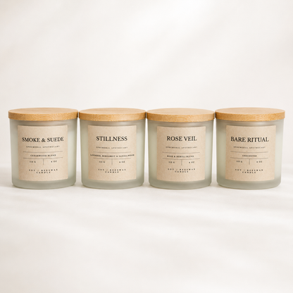 4-Piece 4 oz Candle Set | Handmade Mini Candle Gift Set for Every Mood