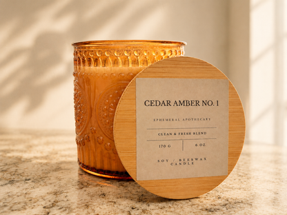 Essential Oil Candle | Handcrafted Soy Beeswax Candle | 6oz.