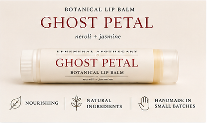 Ghost Petal Lip Balm | Soft Floral Botanical Lip Balm for Everyday Lip Care