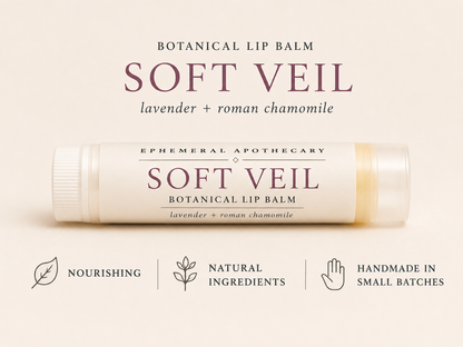 Soft Veil Botanical Lip Balm | Meadowfoam + Squalane
