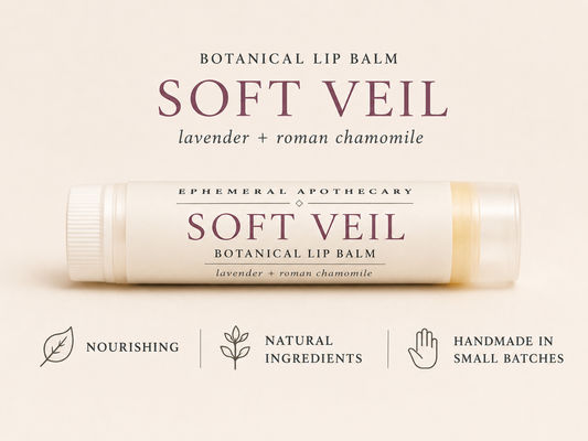 Soft Veil Botanical Lip Balm | Meadowfoam + Squalane