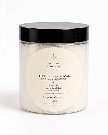 Ephemeral Self-Care Gift Set — Handmade Candle, Scrub, Lip Balm & Cuticle Oil